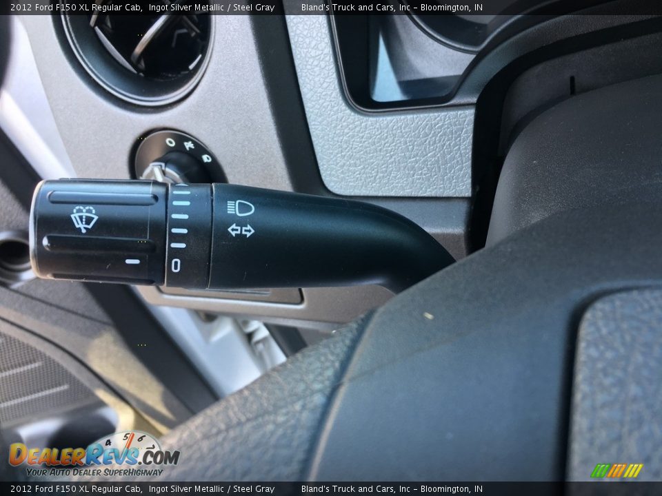 2012 Ford F150 XL Regular Cab Ingot Silver Metallic / Steel Gray Photo #17