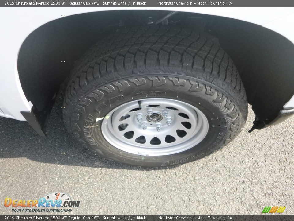 2019 Chevrolet Silverado 1500 WT Regular Cab 4WD Summit White / Jet Black Photo #9