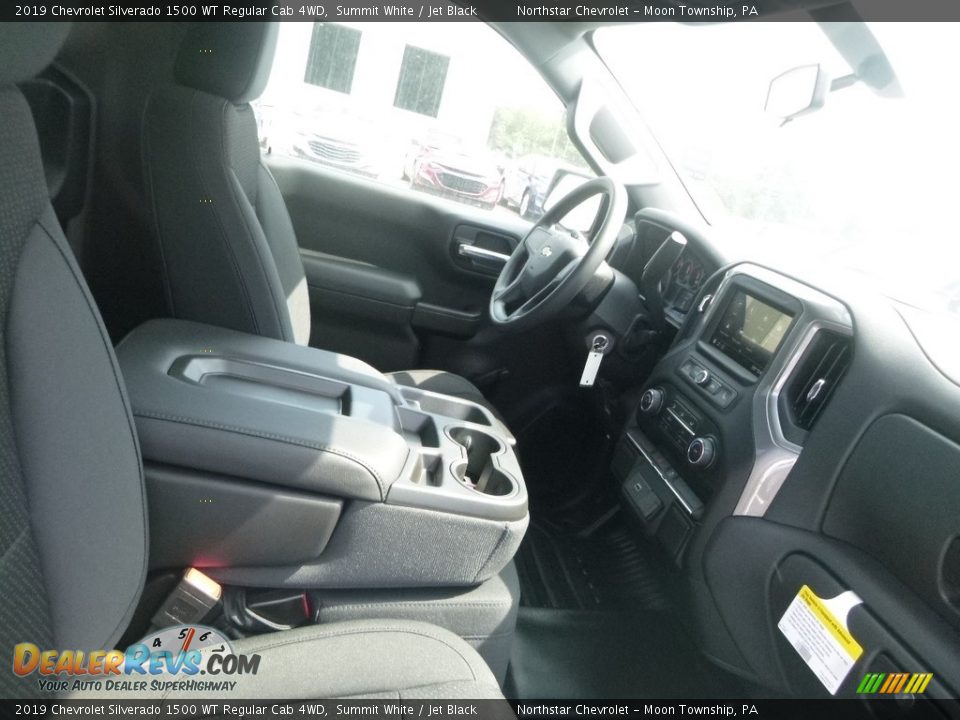 2019 Chevrolet Silverado 1500 WT Regular Cab 4WD Summit White / Jet Black Photo #10