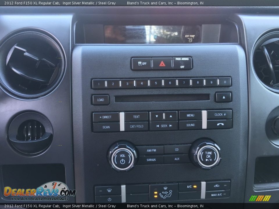 2012 Ford F150 XL Regular Cab Ingot Silver Metallic / Steel Gray Photo #19