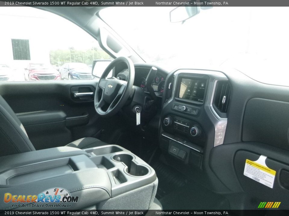 2019 Chevrolet Silverado 1500 WT Regular Cab 4WD Summit White / Jet Black Photo #11