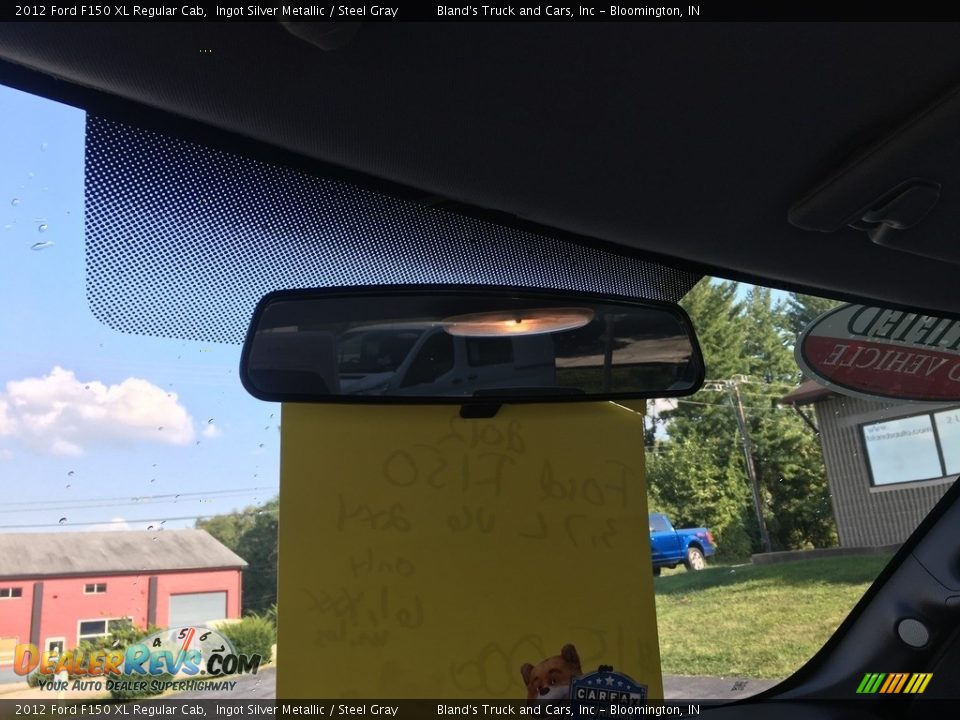 2012 Ford F150 XL Regular Cab Ingot Silver Metallic / Steel Gray Photo #21