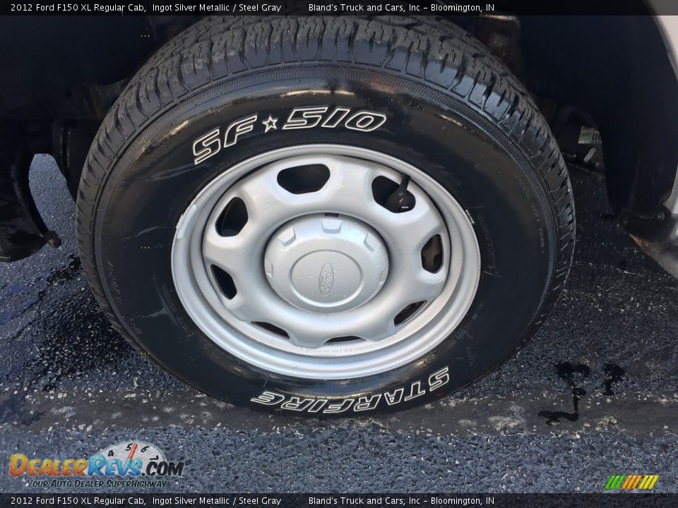 2012 Ford F150 XL Regular Cab Ingot Silver Metallic / Steel Gray Photo #22