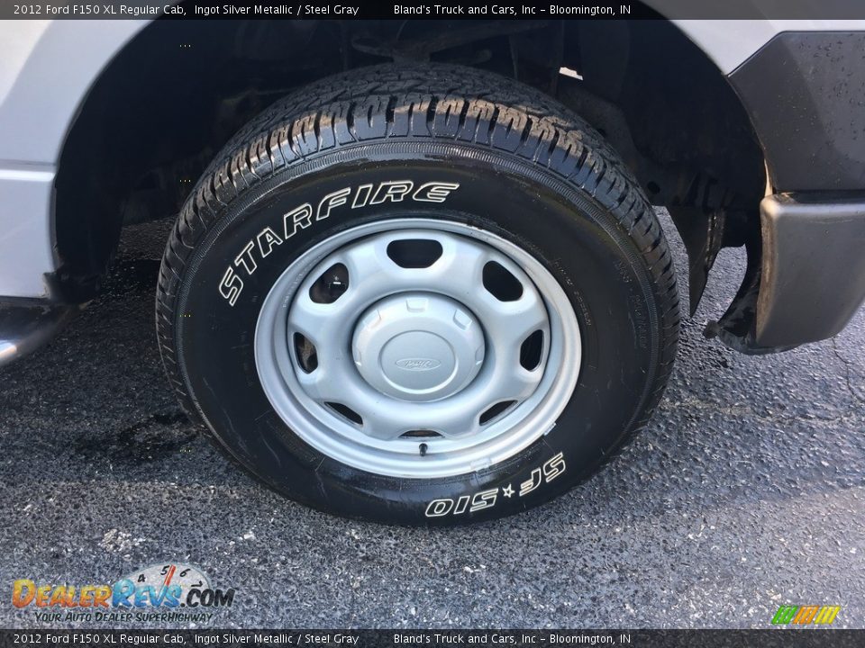2012 Ford F150 XL Regular Cab Ingot Silver Metallic / Steel Gray Photo #23