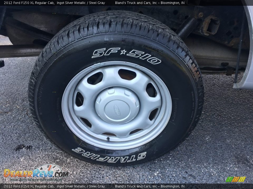 2012 Ford F150 XL Regular Cab Ingot Silver Metallic / Steel Gray Photo #24