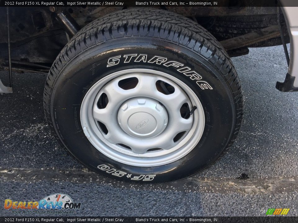 2012 Ford F150 XL Regular Cab Ingot Silver Metallic / Steel Gray Photo #25