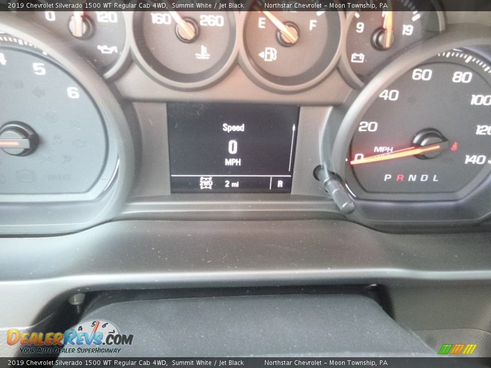 2019 Chevrolet Silverado 1500 WT Regular Cab 4WD Summit White / Jet Black Photo #19