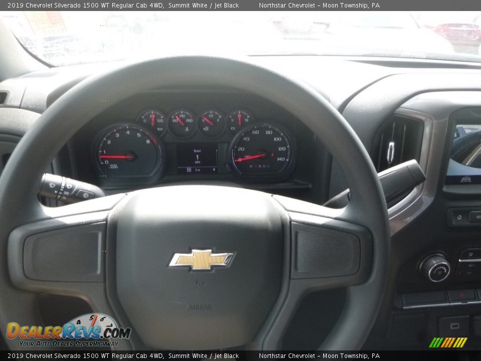 2019 Chevrolet Silverado 1500 WT Regular Cab 4WD Summit White / Jet Black Photo #20