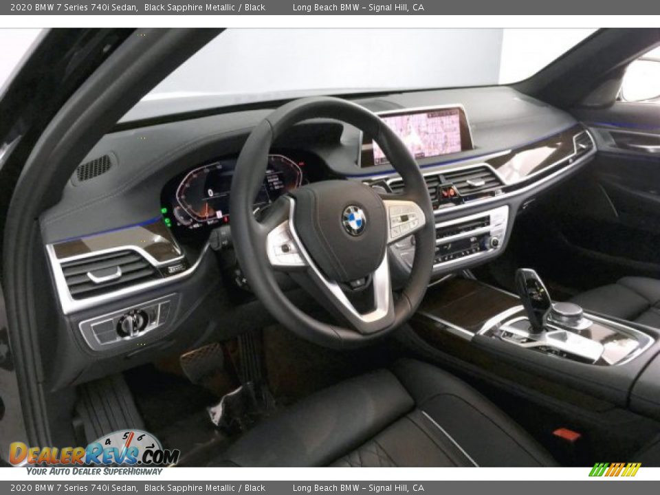 2020 BMW 7 Series 740i Sedan Black Sapphire Metallic / Black Photo #17