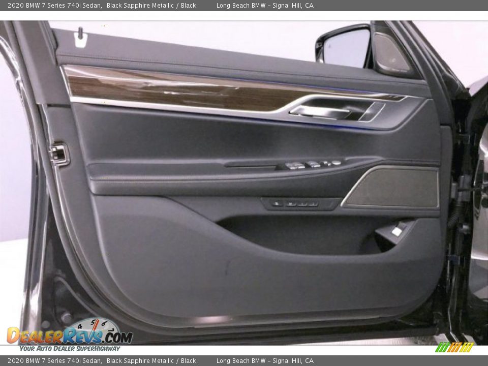2020 BMW 7 Series 740i Sedan Black Sapphire Metallic / Black Photo #21