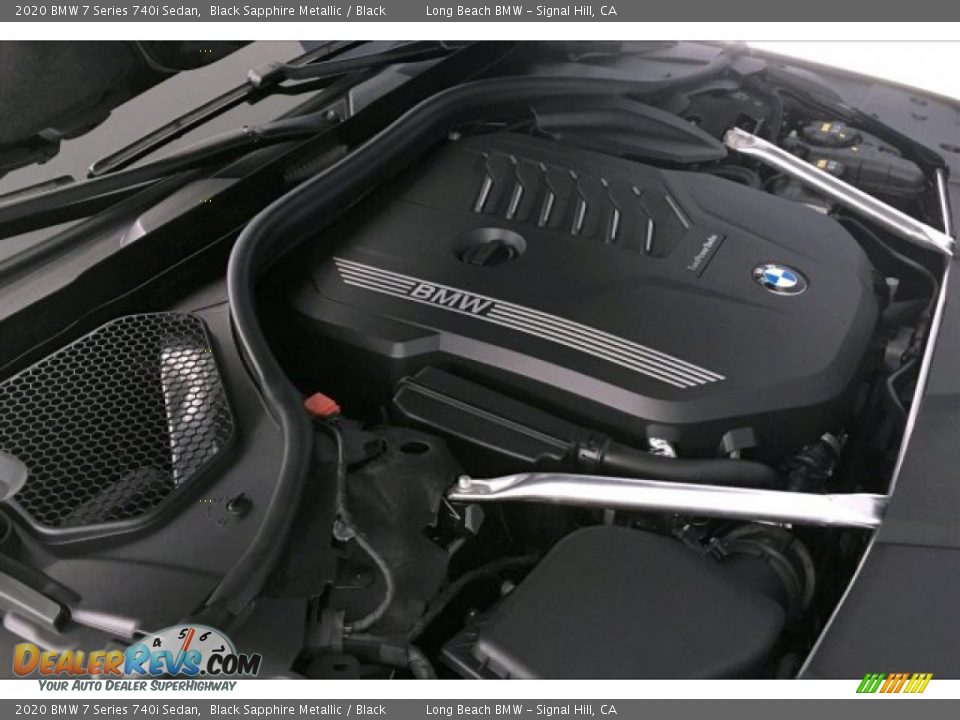 2020 BMW 7 Series 740i Sedan Black Sapphire Metallic / Black Photo #27