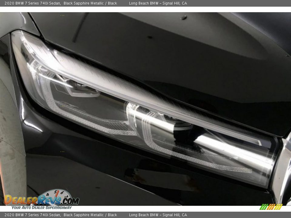 2020 BMW 7 Series 740i Sedan Black Sapphire Metallic / Black Photo #28