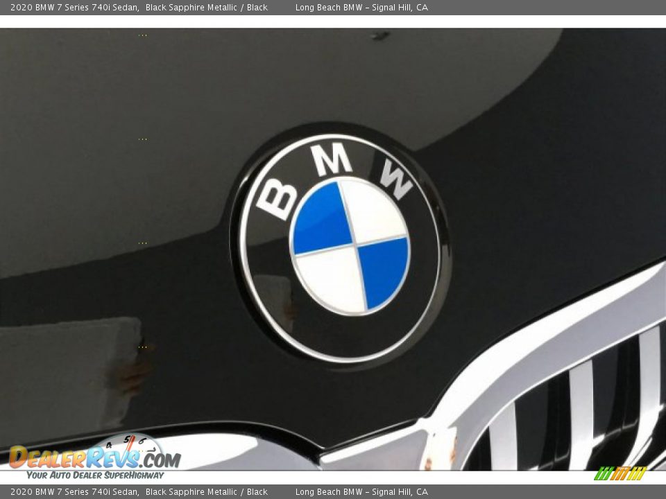 2020 BMW 7 Series 740i Sedan Black Sapphire Metallic / Black Photo #29