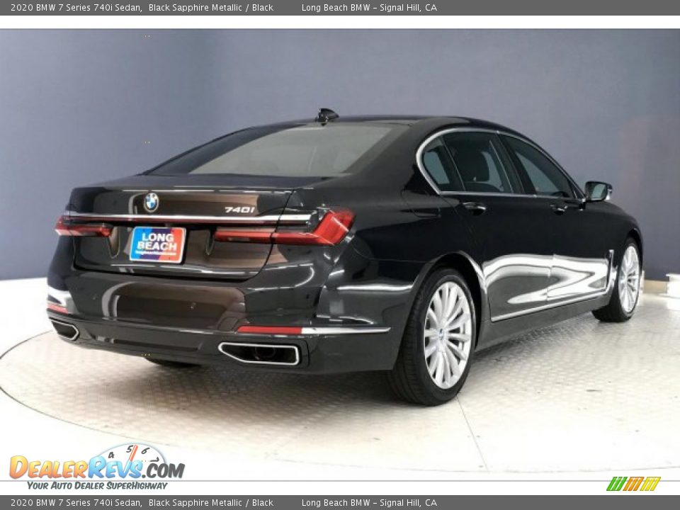 2020 BMW 7 Series 740i Sedan Black Sapphire Metallic / Black Photo #30
