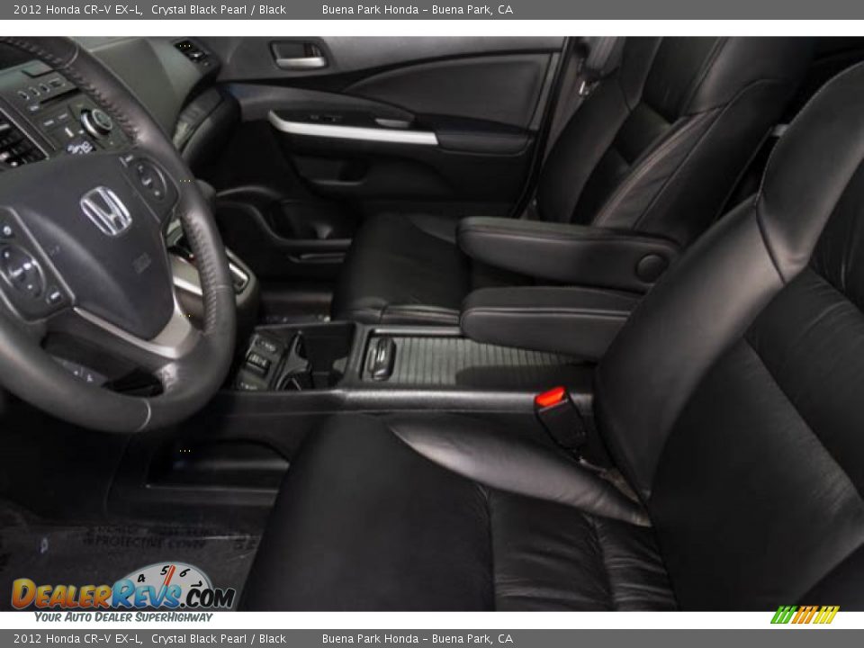 2012 Honda CR-V EX-L Crystal Black Pearl / Black Photo #3