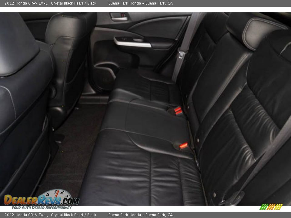 2012 Honda CR-V EX-L Crystal Black Pearl / Black Photo #4
