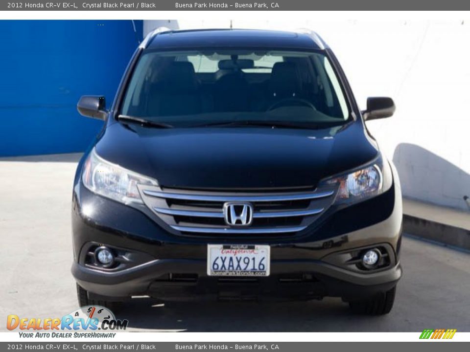 2012 Honda CR-V EX-L Crystal Black Pearl / Black Photo #7