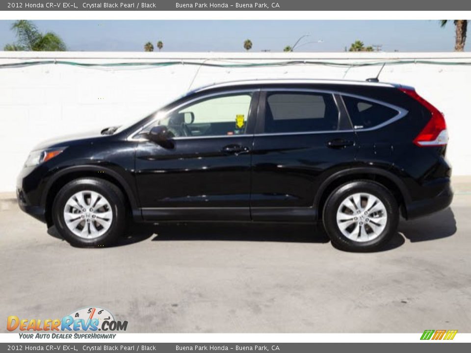 2012 Honda CR-V EX-L Crystal Black Pearl / Black Photo #8