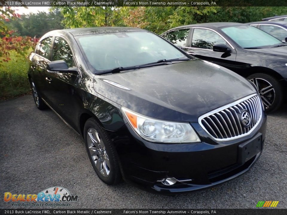 2013 Buick LaCrosse FWD Carbon Black Metallic / Cashmere Photo #4