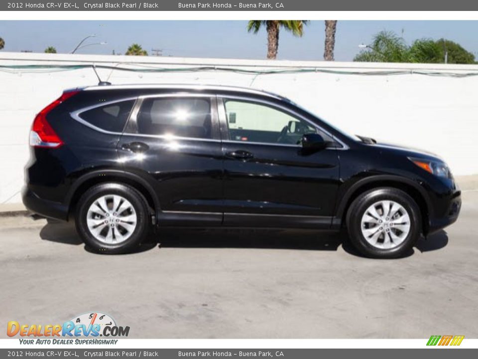 2012 Honda CR-V EX-L Crystal Black Pearl / Black Photo #10