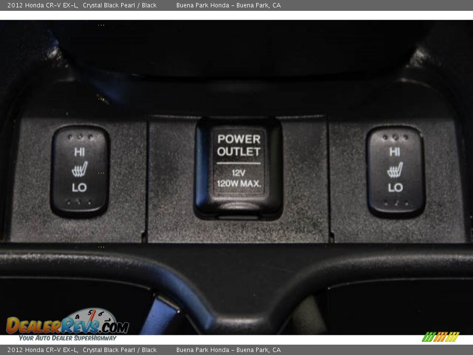 2012 Honda CR-V EX-L Crystal Black Pearl / Black Photo #12