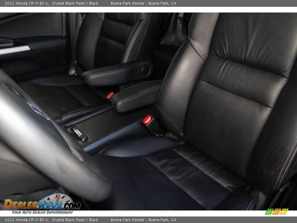 2012 Honda CR-V EX-L Crystal Black Pearl / Black Photo #13