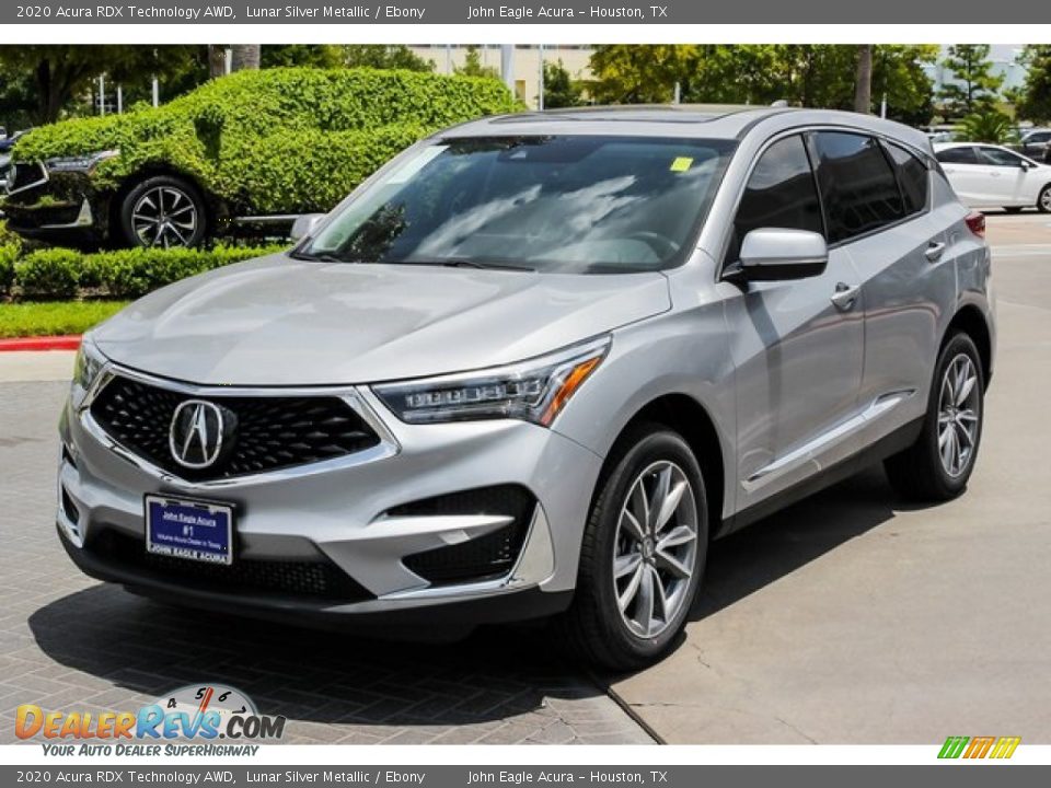 2020 Acura RDX Technology AWD Lunar Silver Metallic / Ebony Photo #3
