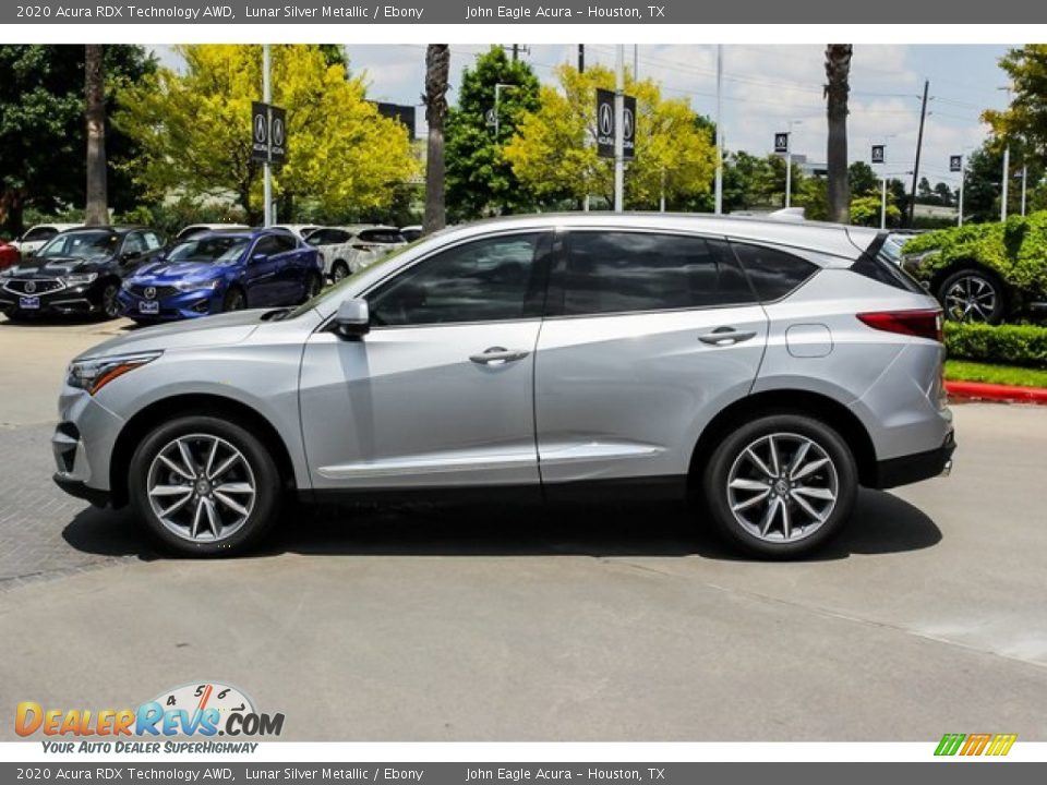 2020 Acura RDX Technology AWD Lunar Silver Metallic / Ebony Photo #4