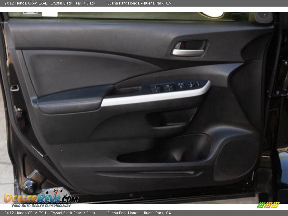 2012 Honda CR-V EX-L Crystal Black Pearl / Black Photo #24