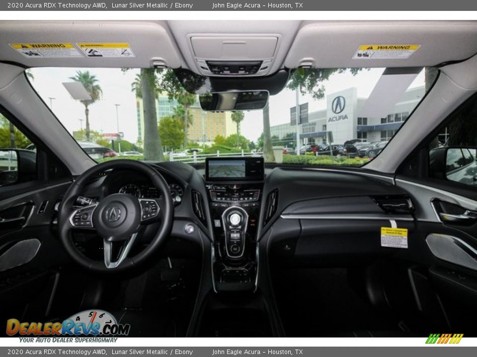 2020 Acura RDX Technology AWD Lunar Silver Metallic / Ebony Photo #9