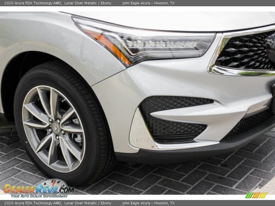 2020 Acura RDX Technology AWD Lunar Silver Metallic / Ebony Photo #10