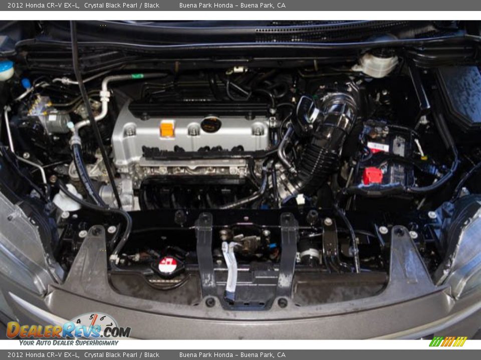 2012 Honda CR-V EX-L Crystal Black Pearl / Black Photo #29