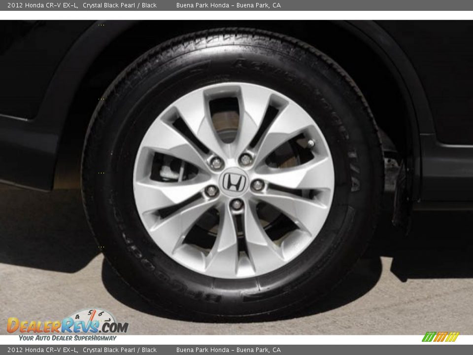 2012 Honda CR-V EX-L Crystal Black Pearl / Black Photo #30