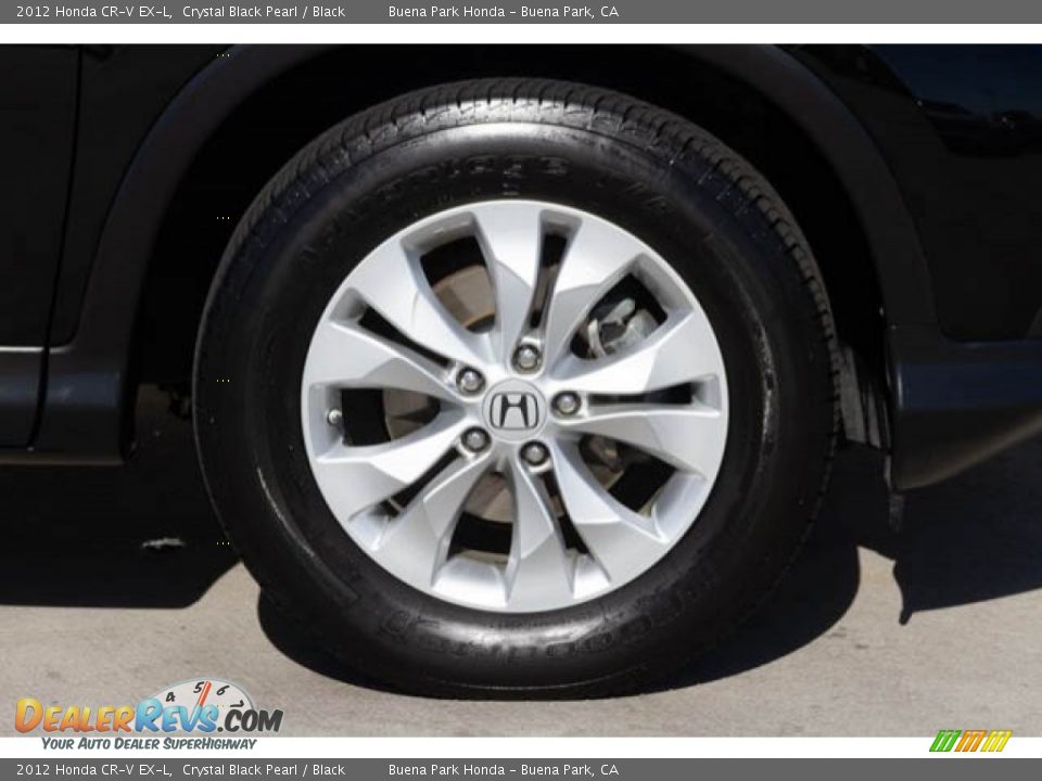 2012 Honda CR-V EX-L Crystal Black Pearl / Black Photo #31