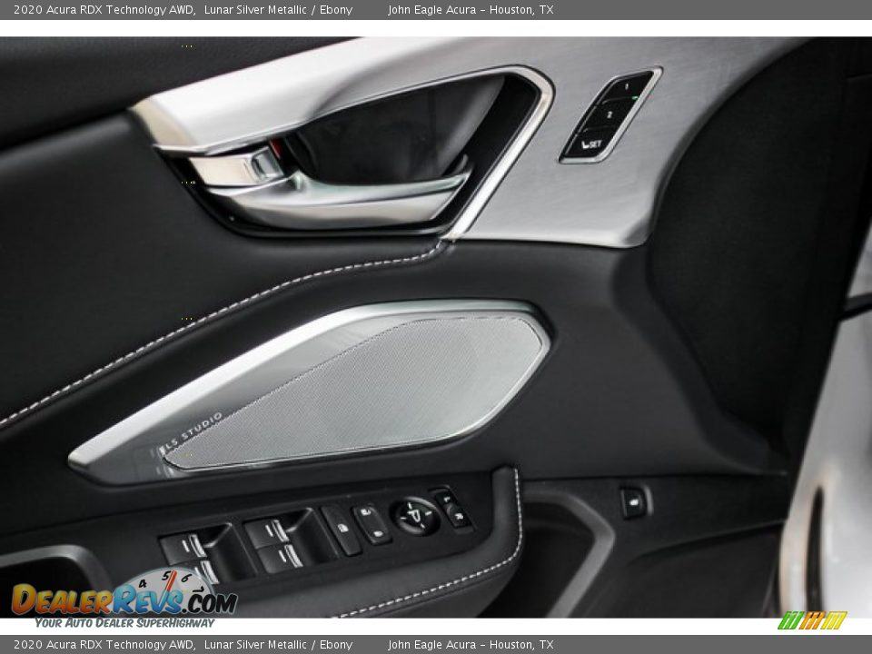 2020 Acura RDX Technology AWD Lunar Silver Metallic / Ebony Photo #12
