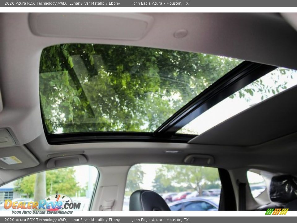 2020 Acura RDX Technology AWD Lunar Silver Metallic / Ebony Photo #14