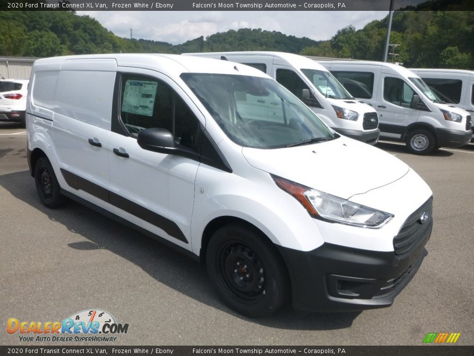 2020 Ford Transit Connect XL Van Frozen White / Ebony Photo #3