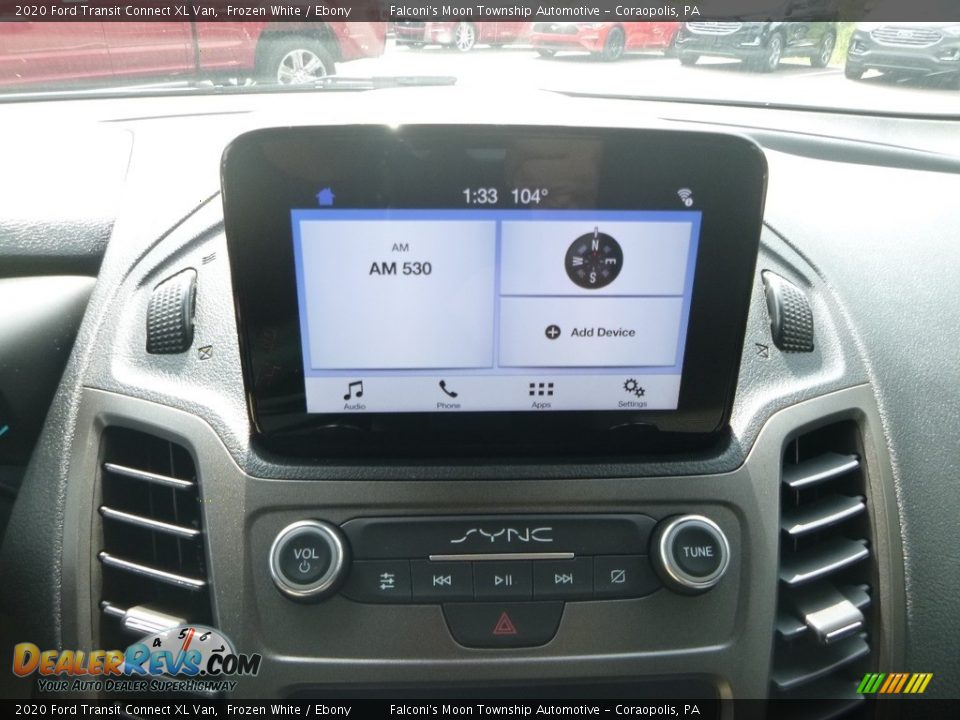 2020 Ford Transit Connect XL Van Frozen White / Ebony Photo #14