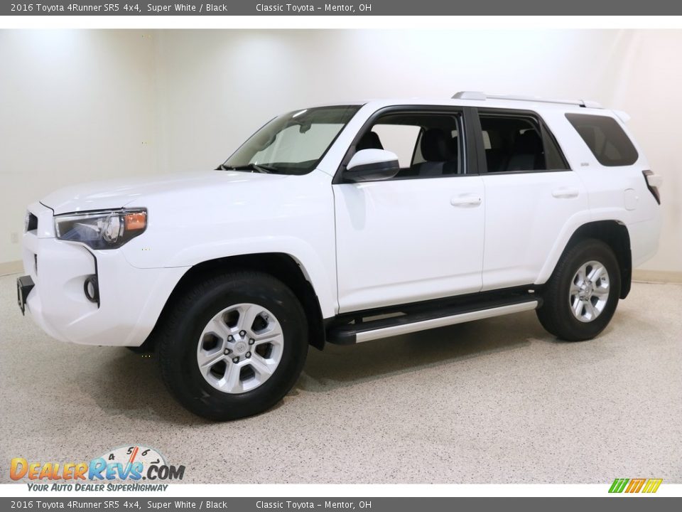 2016 Toyota 4Runner SR5 4x4 Super White / Black Photo #3