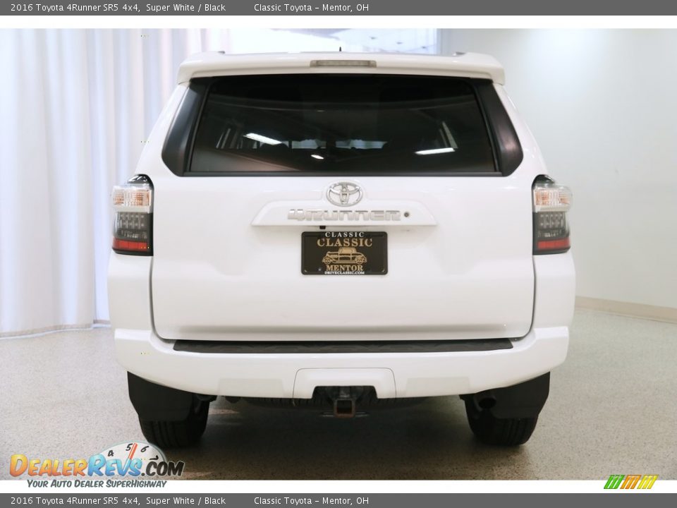 2016 Toyota 4Runner SR5 4x4 Super White / Black Photo #20