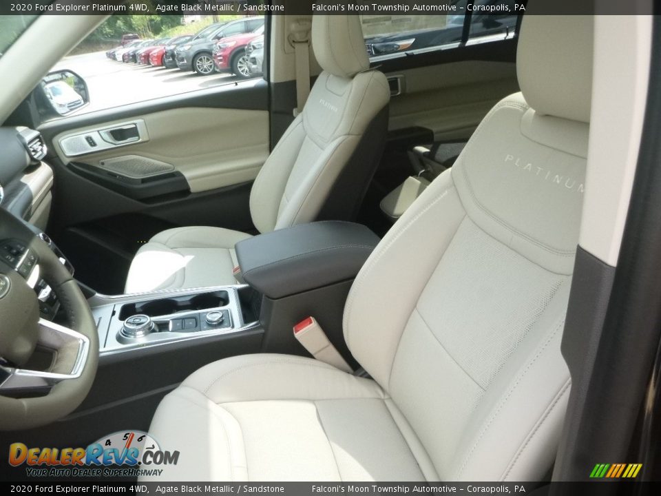 Front Seat of 2020 Ford Explorer Platinum 4WD Photo #10