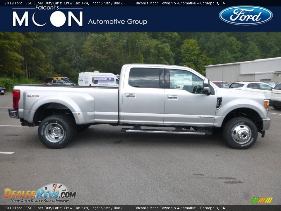 2019 Ford F350 Super Duty Lariat Crew Cab 4x4 Ingot Silver / Black Photo #1