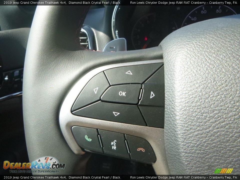 2019 Jeep Grand Cherokee Trailhawk 4x4 Steering Wheel Photo #19