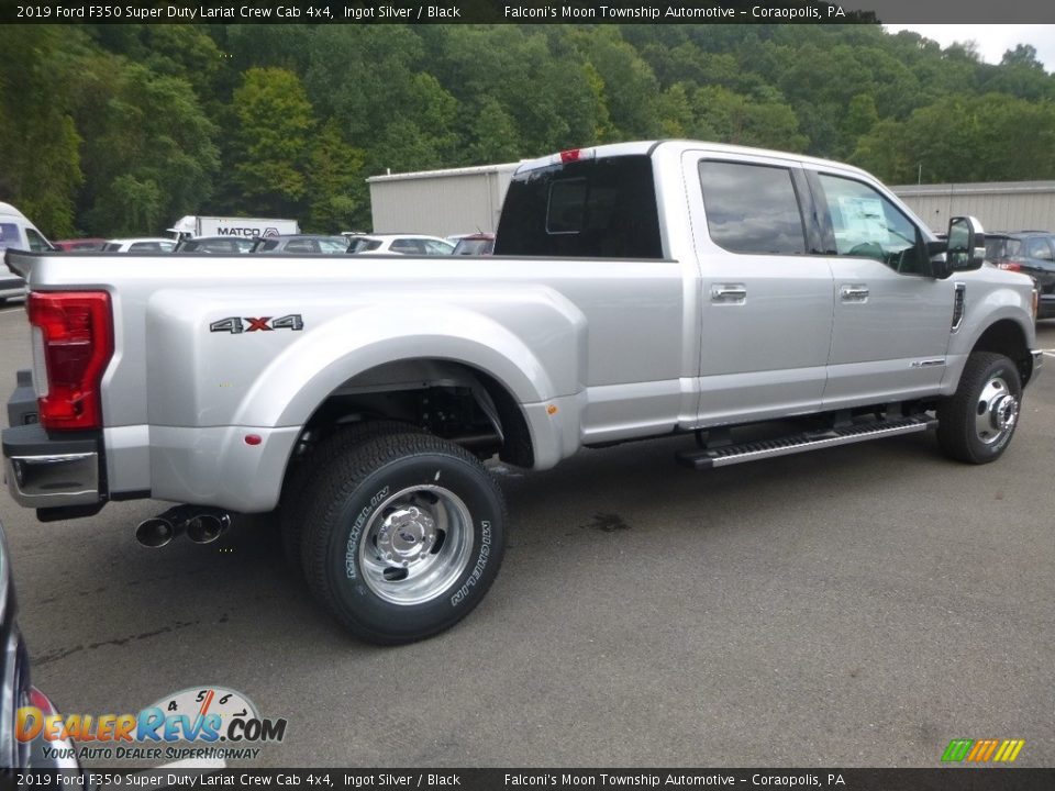 2019 Ford F350 Super Duty Lariat Crew Cab 4x4 Ingot Silver / Black Photo #2