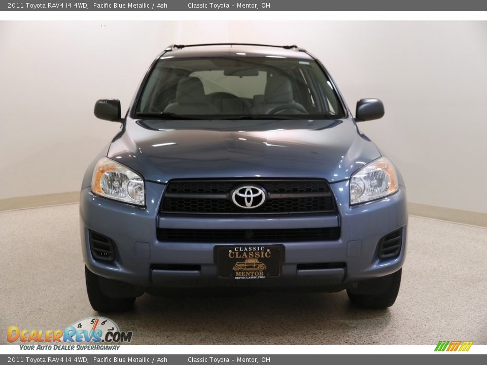 2011 Toyota RAV4 I4 4WD Pacific Blue Metallic / Ash Photo #2
