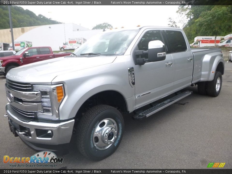 2019 Ford F350 Super Duty Lariat Crew Cab 4x4 Ingot Silver / Black Photo #5