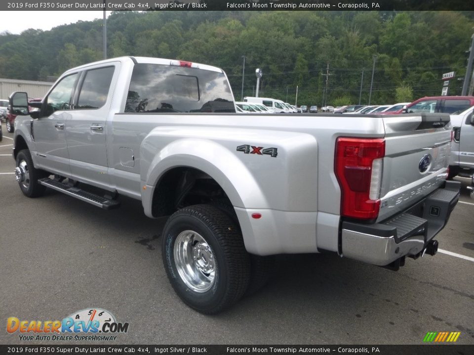 2019 Ford F350 Super Duty Lariat Crew Cab 4x4 Ingot Silver / Black Photo #6