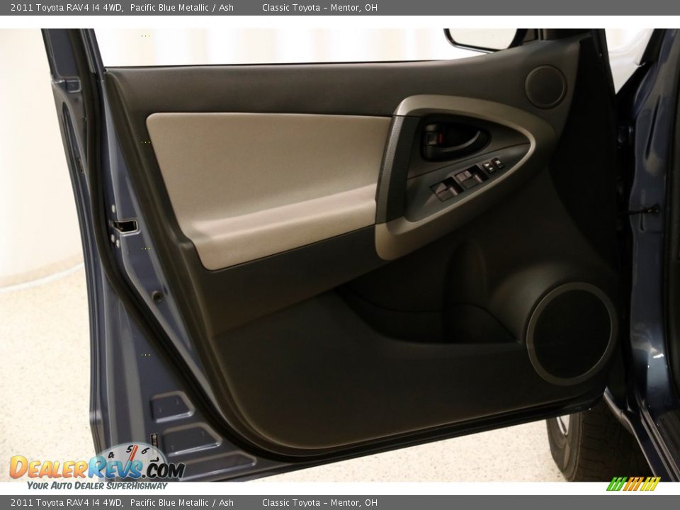 2011 Toyota RAV4 I4 4WD Pacific Blue Metallic / Ash Photo #4