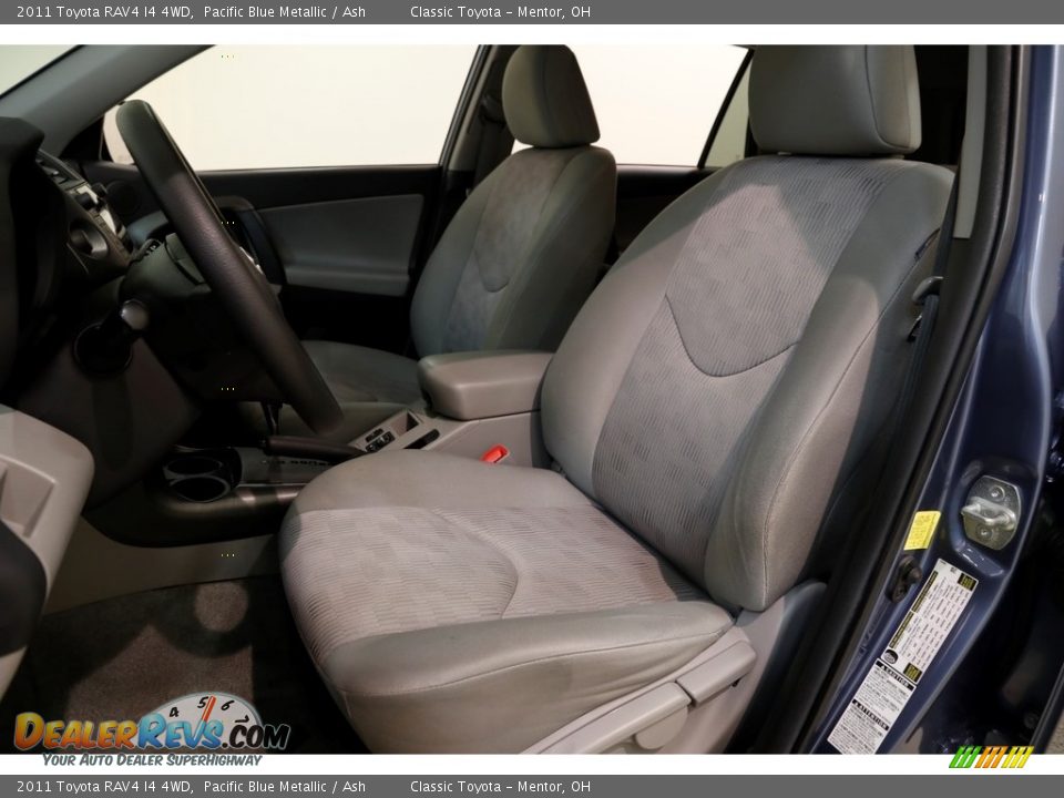 2011 Toyota RAV4 I4 4WD Pacific Blue Metallic / Ash Photo #5