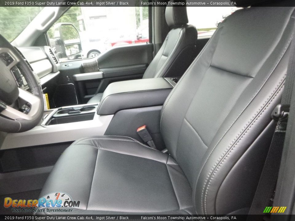 2019 Ford F350 Super Duty Lariat Crew Cab 4x4 Ingot Silver / Black Photo #8